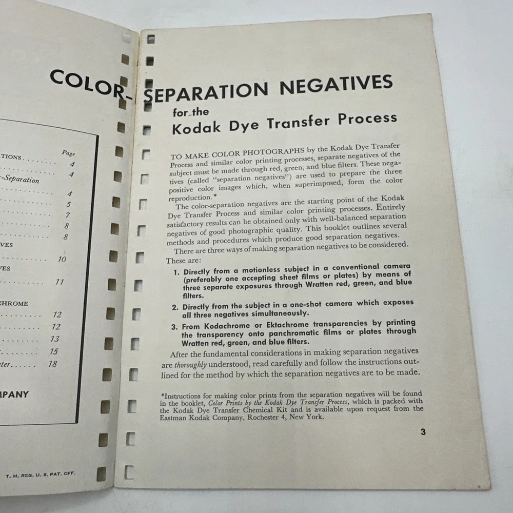 Kodak Photography Data Books. Lot Of 4 Paperback Books.  1949-1956‎